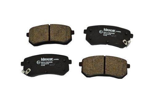 KLAXCAR FRANCE Jarrupalat, levyjarru 24999z SEAT Etujarrupalat ja takajarrupalat KLAXCAR FRANCE 24999z