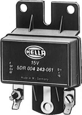 HELLA Generatorregulator 5DR 004 243-051 Laderelæ HELLA Ford ORION 5DR 004 243-051