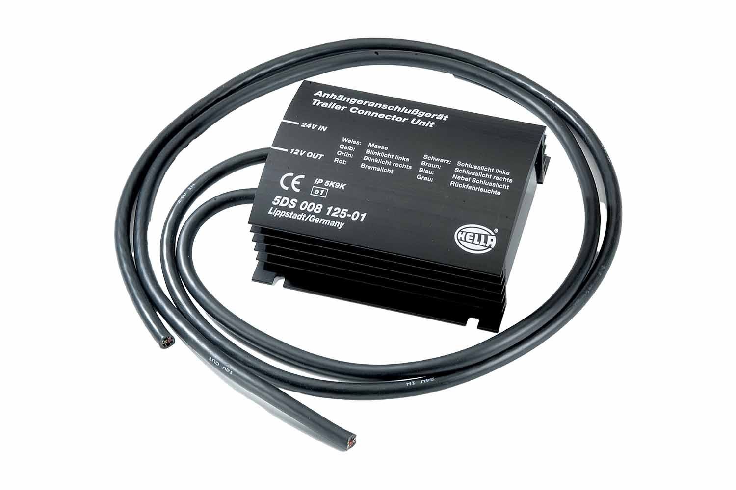 HELLA Spänningsomvandlare 5DS 008 125-011 5DS 008 125-011 HELLA elsats till dragkrok Nissan NV200