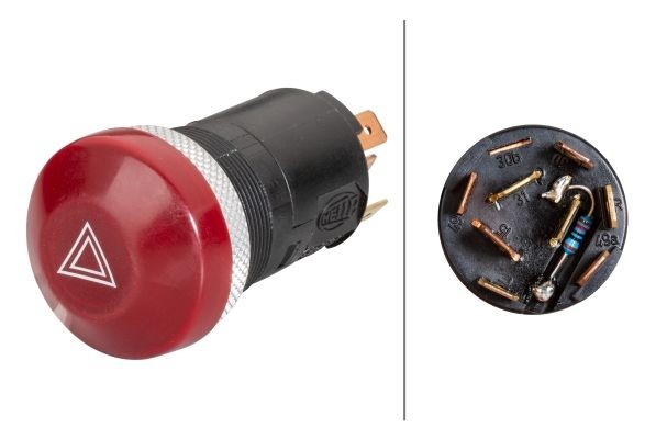 HELLA Hazard Light Switch 6HF 003 916-031 Isuzu 8DH Switch, hazard light 6HF 003 916-031 HELLA