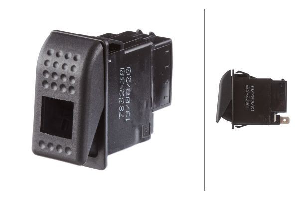HELLA Hazard Light Switch 6HH 007 832-301 Isuzu 8DH Switch, hazard light 6HH 007 832-301 HELLA