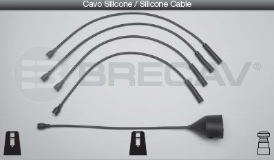 BRECAV Kit cavi candele 25.518 25.518 costo Cavi candele BRECAV SUZUKI WAGON R+