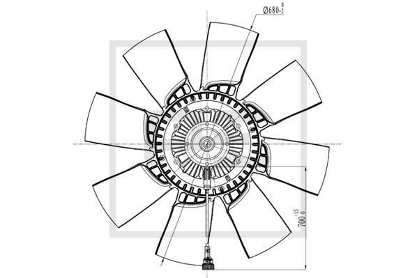 PETERS ENNEPETAL Φτερωτή, ψύξη κινητήρα 250.159-00A Φτερωτή, ψύξη κινητήρα PETERS ENNEPETAL GALAXY 250.159-00A φθηνά