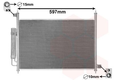 VAN WEZEL Kondensator, klimaanlegg 25015702 VAN WEZEL 25015702 Ac radiator FR-V (BE) pris