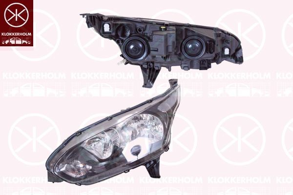 KLOKKERHOLM Βεντιλατέρ 25062601 25062601 Βεντιλατέρ ψυγείου FORD KA KLOKKERHOLM