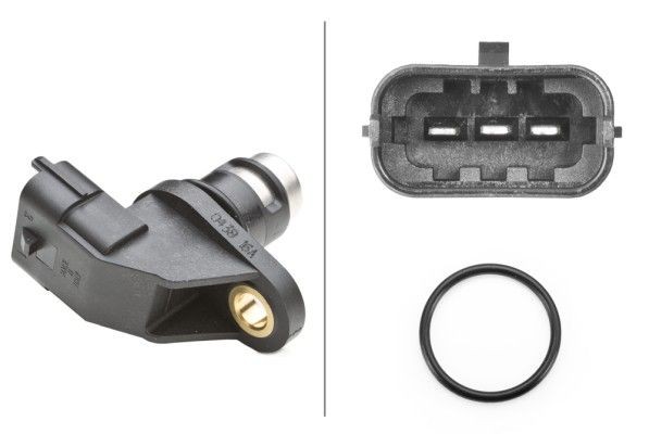 Sensor, posição da árvore de cames HELLA 6PU 009 121-591 HELLA 6PU 009 121-591: Sensor posição da árvore de cames Porsche BOXSTER 2004