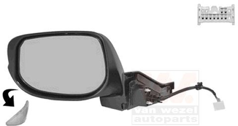 VAN WEZEL Buitenspiegel 2511817 VAN WEZEL 2511817 Spiegel Honda Insight ZE2/ZE3 aan een voordelige prijs