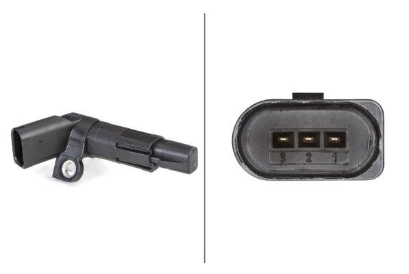 HELLA Σηματοδ. παλμών, στροφ. άξονας 6PU 009 163-481 Αισθητήρας στροφάλου HELLA Volkswagen CALIFORNIA 6PU 009 163-481