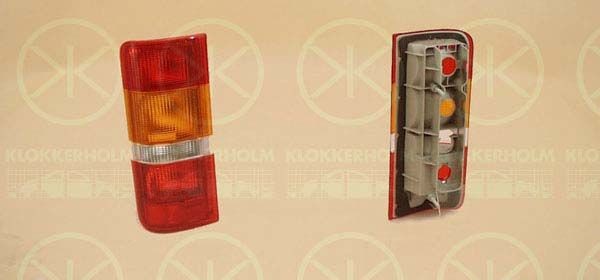 KLOKKERHOLM Rear light 25150714 KLOKKERHOLM 25150714 Ford Transit Mk4 Minibus rear lights
