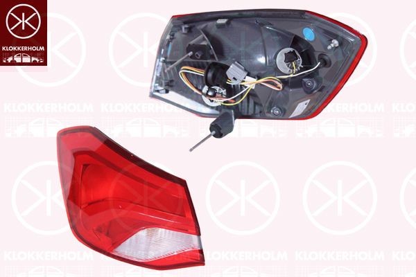 KLOKKERHOLM Bagklap 2515715 2515715 Bagklap FORD ECOSPORT KLOKKERHOLM