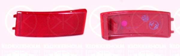 KLOKKERHOLM Reflector rood 25340794 25340794 Achterreflector OPEL ZAFIRA KLOKKERHOLM