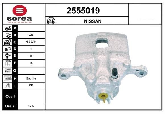 EAI Brzdový strmeň 2555019 Brzdový strmeň EAI PRIMERA 2555019 lacné