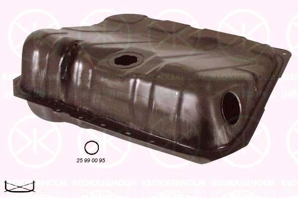 KLOKKERHOLM Fuel Tank 2561008 FORD GRANADA KLOKKERHOLM fuel tank 2561008
