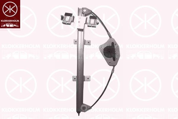 KLOKKERHOLM Mechanizmus zdvíhania okna 25761804 Mechanizmus zdvíhania okná FORD USA KLOKKERHOLM 25761804