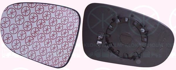 KLOKKERHOLM Speilglass, ytterspeil 25821062 25821062 Sidespeilglass FORD TRANSIT CUSTOM KLOKKERHOLM