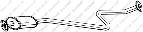 KLOKKERHOLM Condensor voor airco 2582305183 2582305183 Condensor FORD TRANSIT KLOKKERHOLM