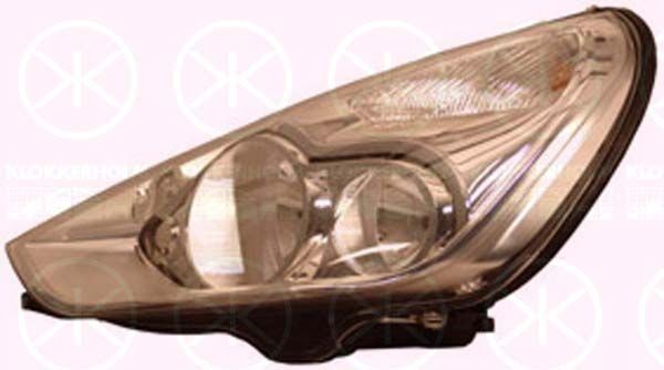 KLOKKERHOLM Koplamp 25830181A1 Ford FOCUS Koplamp KLOKKERHOLM 25830181A1