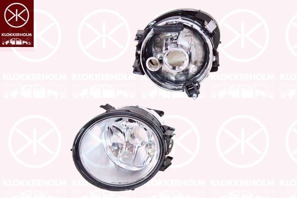 KLOKKERHOLM Mistlamp 25830281 25830281 Mistlamp FORD KUGA KLOKKERHOLM