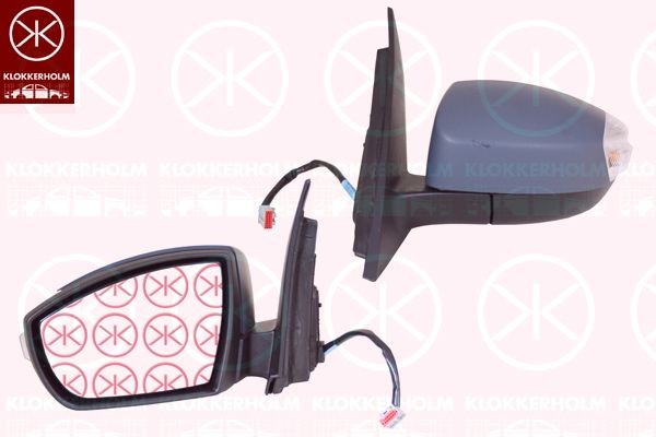 KLOKKERHOLM Vonkajżie spätné zrkadlo 25841042 25841042 Spätné zrkadlo FORD GALAXY KLOKKERHOLM