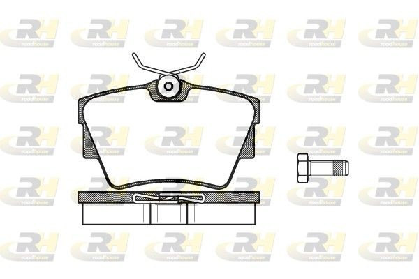 ROADHOUSE Brzdové doštičky/platničky 2591.30 Brzdové doštičky ROADHOUSE Fiat PUNTO 2591.30