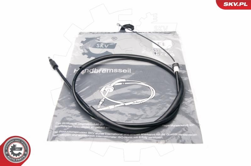 ESEN SKV Żażné lanko parkovacej brzdy 25SKV084 25SKV084 Lanko ručnej brzdy PEUGEOT 407 ESEN SKV