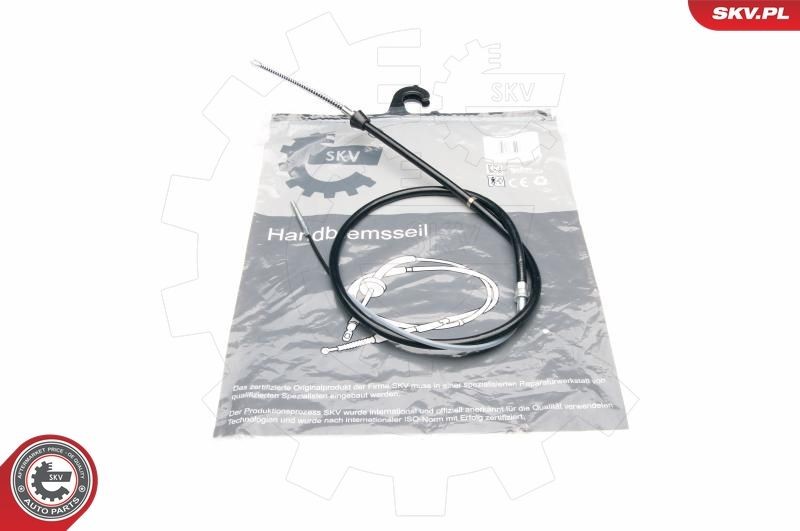 ESEN SKV Câble de frein à main 25SKV486 Tirette à câble frein de stationnement ESEN SKV BORA 25SKV486 pas cher