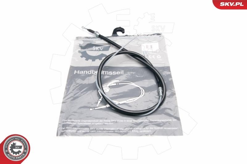 ESEN SKV Ντίζα, φρένο ακινητοποίησης 25SKV726 Χειρόφρενο ESEN SKV Seat TOLEDO 25SKV726