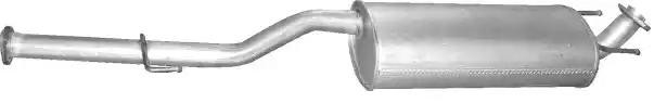 Middle silencer POLMO 26.204 POLMO 26.204 2002 TOYOTA HILUX Pick-up middle silencer replacement