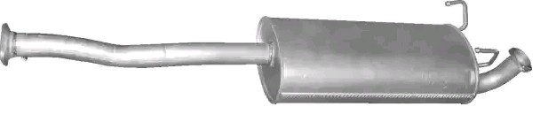 POLMO Silencieux intermédiaire 26.300 26.300 Pot d'échappement intermédiaire TOYOTA AYGO POLMO