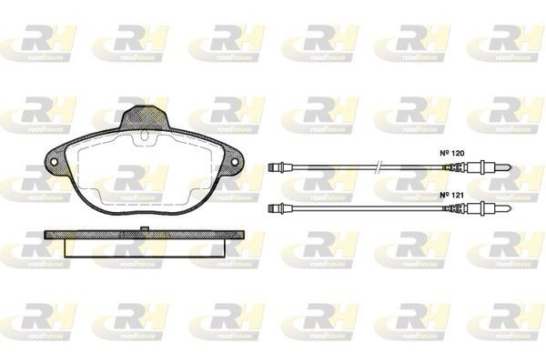 ROADHOUSE Kit pastiglie freni 2608.04 2608.04 Pastiglie freno sportive ROADHOUSE CITROËN DS3 costo