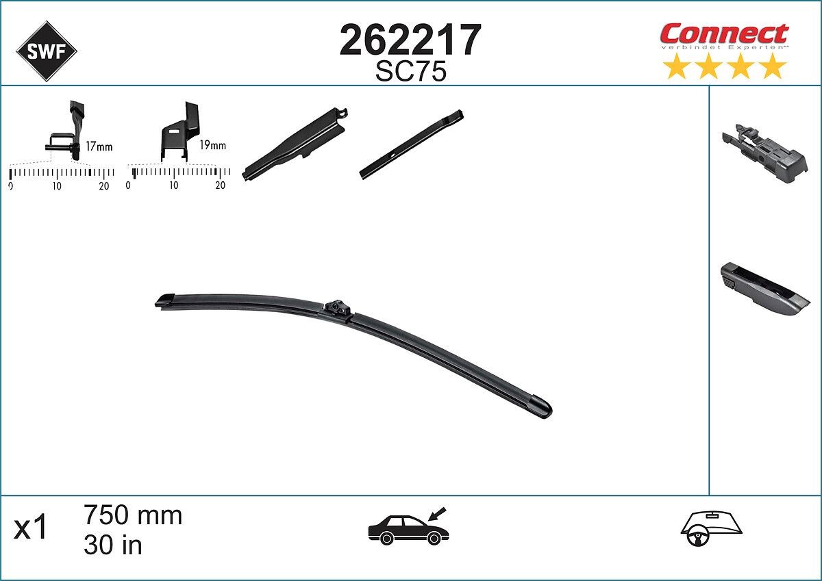 Scheibenwischer SWF 262217 262217 SWF Alternative Connect Wischerblätter PEUGEOT 408 2023 Preis