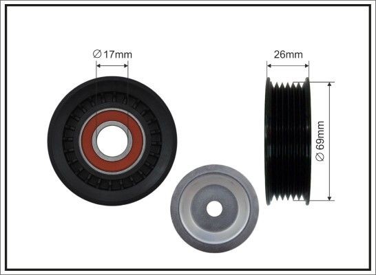 CAFFARO Poulie, tendeur de courroie d'accessoire 268-00 CAFFARO 268-00 Poulie, tendeur de courroie d'accessoire MAZDA 6 Break (GJ, GL) 2.2 D (GJ2FW) 190 CV 2022