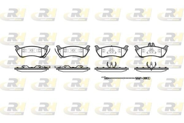 ROADHOUSE Bromsbelägg 2698.11 2698.11 ROADHOUSE bromsbeläggsats MERCEDES-BENZ T1 Buss