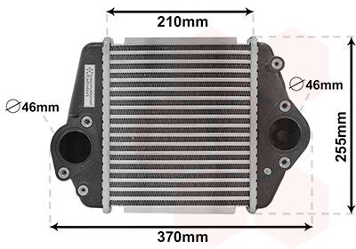 Intercooler VAN WEZEL 27004275 VAN WEZEL 27004275 Radiator intercooler MAZDA 6 2010