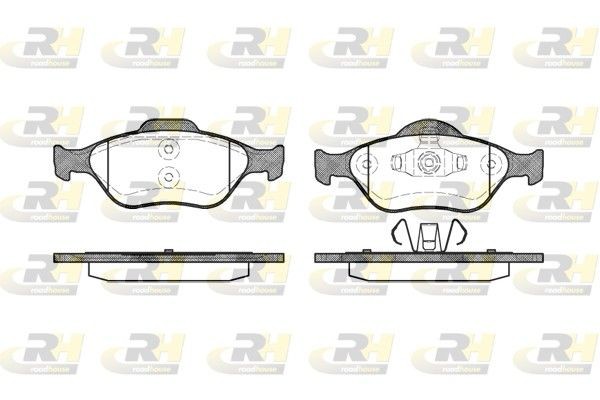 ROADHOUSE Bromsbelägg 2766.00 2766.00 ROADHOUSE bromsbelägg sport FORD CAPRI