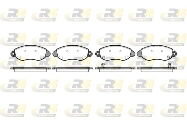 ROADHOUSE Remblokken 2772.02 Remblokkenset voor schijfrem ROADHOUSE GALAXY 2772.02 goedkoop