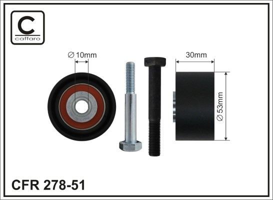 CAFFARO Seade- / juhtrull, hammasrihm 278-51 CAFFARO 278-51 Seade- / juhtrull, hammasrihm Alfa Romeo 159 939 hind