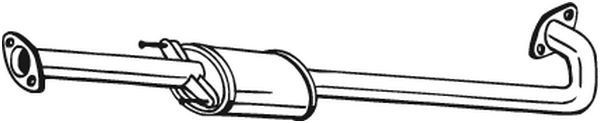 BOSAL Μεσαίο σιλανσιέ 278-671 BOSAL 278-671 Μεσαίο καζανάκι Hyundai Elantra 3 γνήσια τιμες