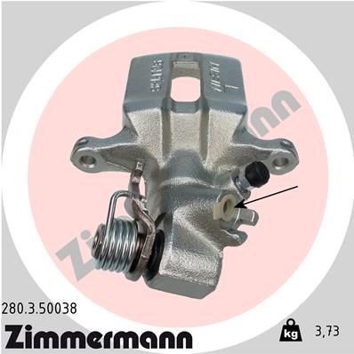 ZIMMERMANN Brzdový strmeň 280.3.50038 Brzdový strmeň ZIMMERMANN Honda LOGO 280.3.50038