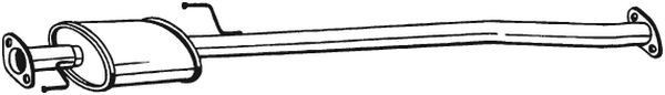 BOSAL Μεσαίο σιλανσιέ 281-489 BOSAL 281-489 γνήσια Μεσαίο σιλανσιέ Hyundai Elantra 3 κόστος