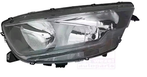 VAN WEZEL Forlygte 2817961 VAN WEZEL 2817961 Forlygte