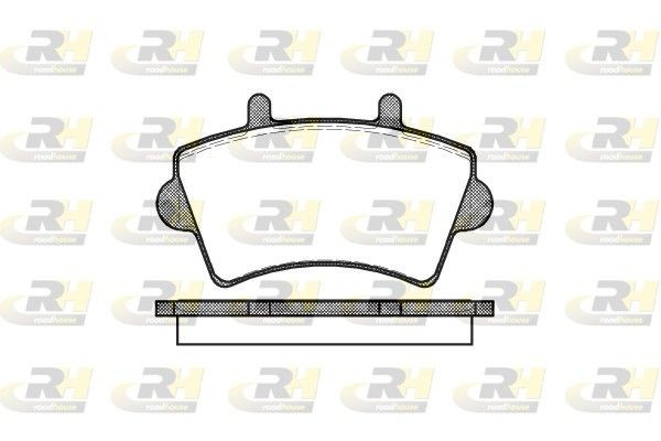 ROADHOUSE Remblokken 2819.00 Opel ANTARA Remblokset ROADHOUSE 2819.00