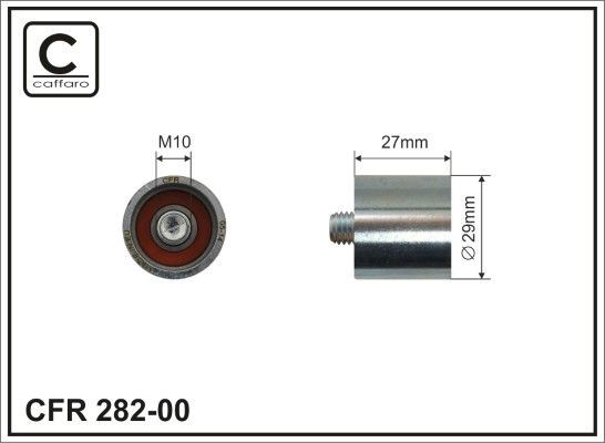 CAFFARO Rullo tenditore, cinghia dentata 282-00 282-00 Rullo tenditore, cinghia dentata KIA CAFFARO costo