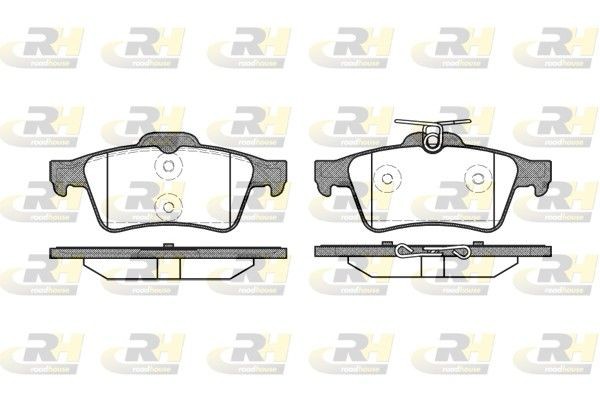 ROADHOUSE Brzdové doštičky/platničky 2842.20 Športové brzdové doštičky ROADHOUSE 900 2842.20 lacné