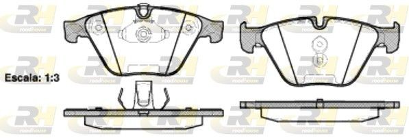 ROADHOUSE Bremsbeläge 2857.20 2857.20 Bremsbelag ROADHOUSE BMW Kosten
