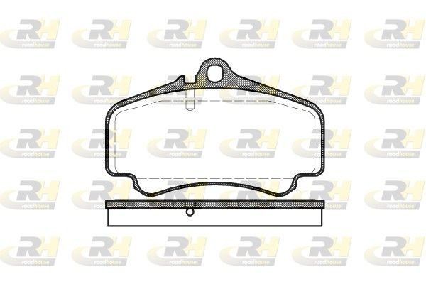 ROADHOUSE Plaquettes de frein 2863.00 ROADHOUSE 2863.00 Jeu de plaquettes de frein Carrera GT (980) prix