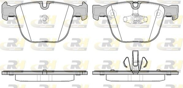 ROADHOUSE Bremsbeläge 2892.20 2892.20 ROADHOUSE BMW Bremsbeläge hinten und vorne