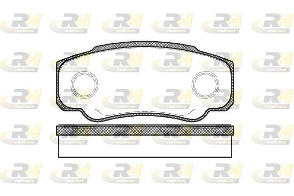 ROADHOUSE Kit pastiglie freni 2961.00 2961.00 costo Pastiglie freno sportive DACIA SANDERO ROADHOUSE
