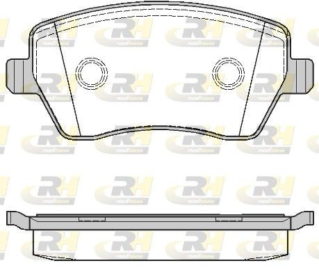 ROADHOUSE Bremseklosser 2987.00 Bremsekloss ROADHOUSE Nissan CABSTAR E 2987.00