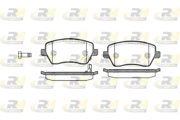 ROADHOUSE Kit pastiglie freni 2987.11 2987.11 costo Pastiglie dei freni ROADHOUSE NISSAN 350 Z